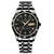 Herren Armbanduhr Wasserdicht Modernes Design Edelstahl Quarz 12