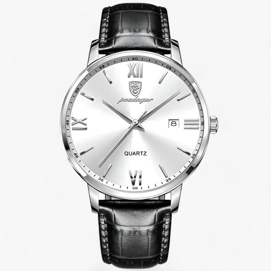 Herren Armbanduhr mit Luxuriösem Lederarmband für Modernen Stil 3