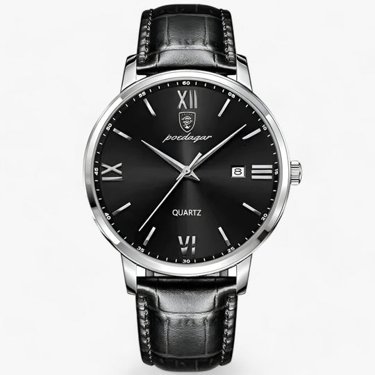Herren Armbanduhr mit Luxuriösem Lederarmband für Modernen Stil 5