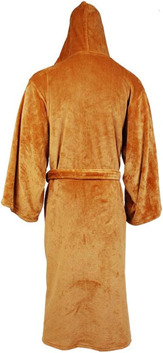 Herren Bademantel Flanell Komfortabel 3