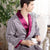 Herren Bademantel Satin Mit Goldprint Luxuriös Und Bequem 2