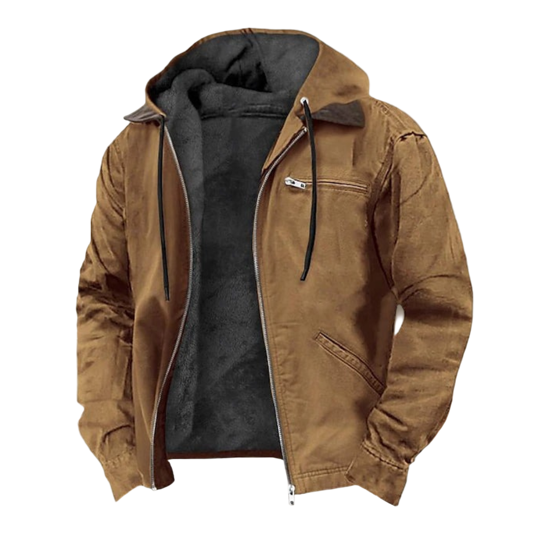 Herren Bomberjacke Winter Warmes Design 0