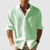 Herren Button-Down Hemd Langarm Unifarben 2