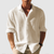 Herren Button-Down Hemd Langarm Unifarben 5