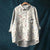 Herren Button-Up Hemd mit Blumenmuster und taillierter Passform 4