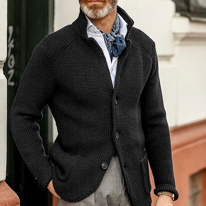 Herren Cardigan Klassisch und Stilvoll 5