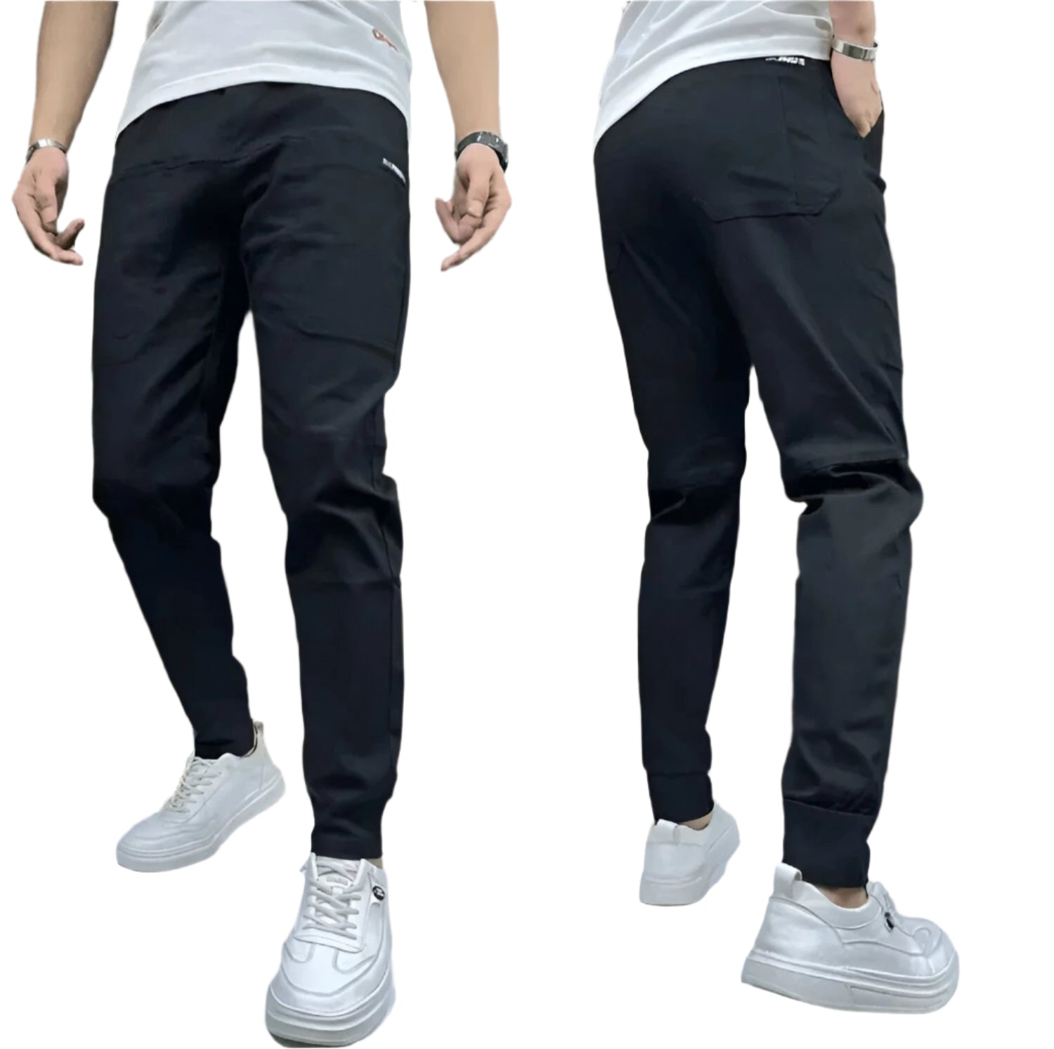 Herren Cargo-Hose Flexibel Bequem Hochwertiger Stoff 0