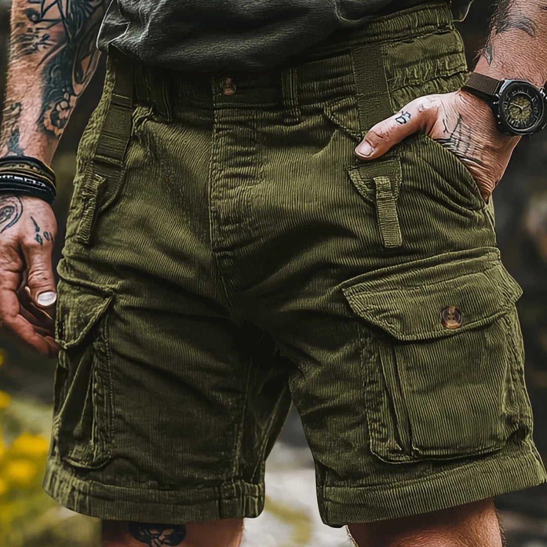 Herren Cargo Bermuda Shorts im Retro-Stil 4
