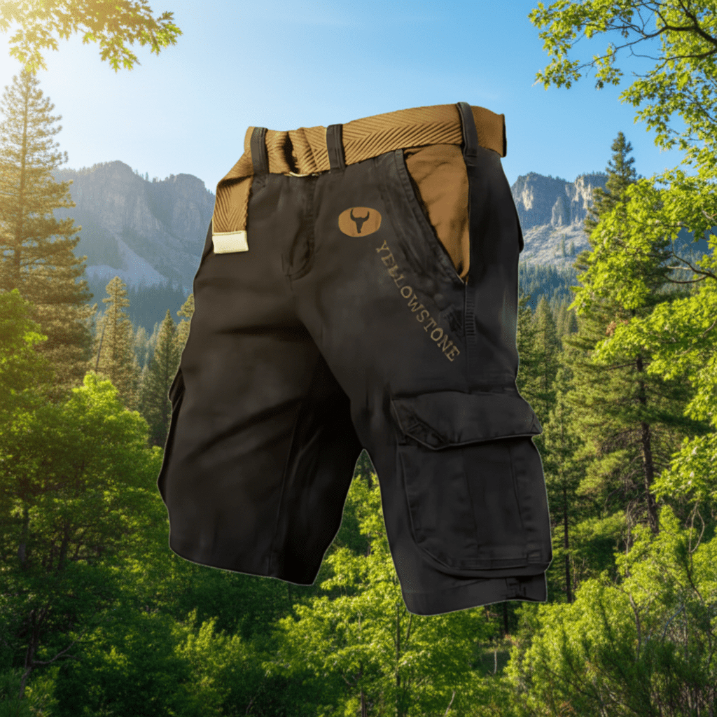 Herren Cargo Shorts Mit Praktischen Taschen Für Freizeit Und Outdoor 3