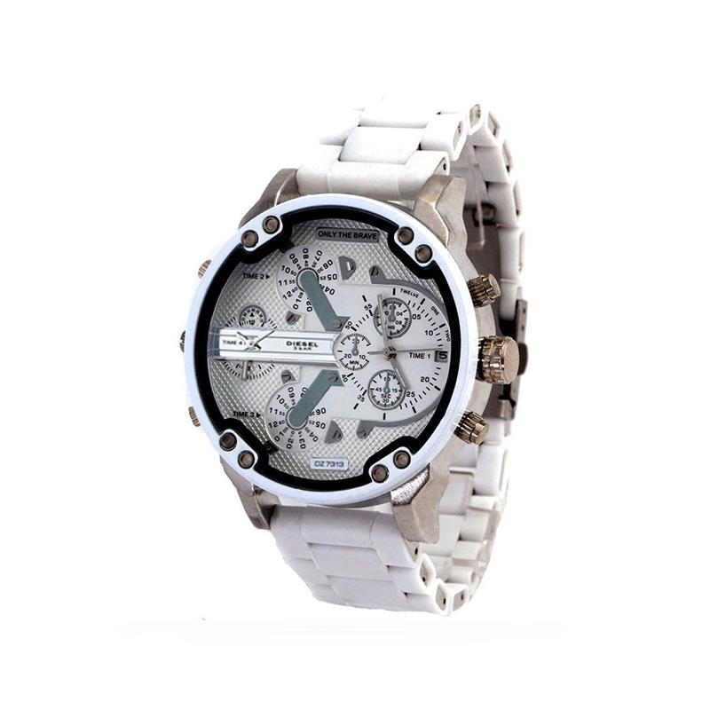 Herren Chronograph Uhr Edelstahl 13