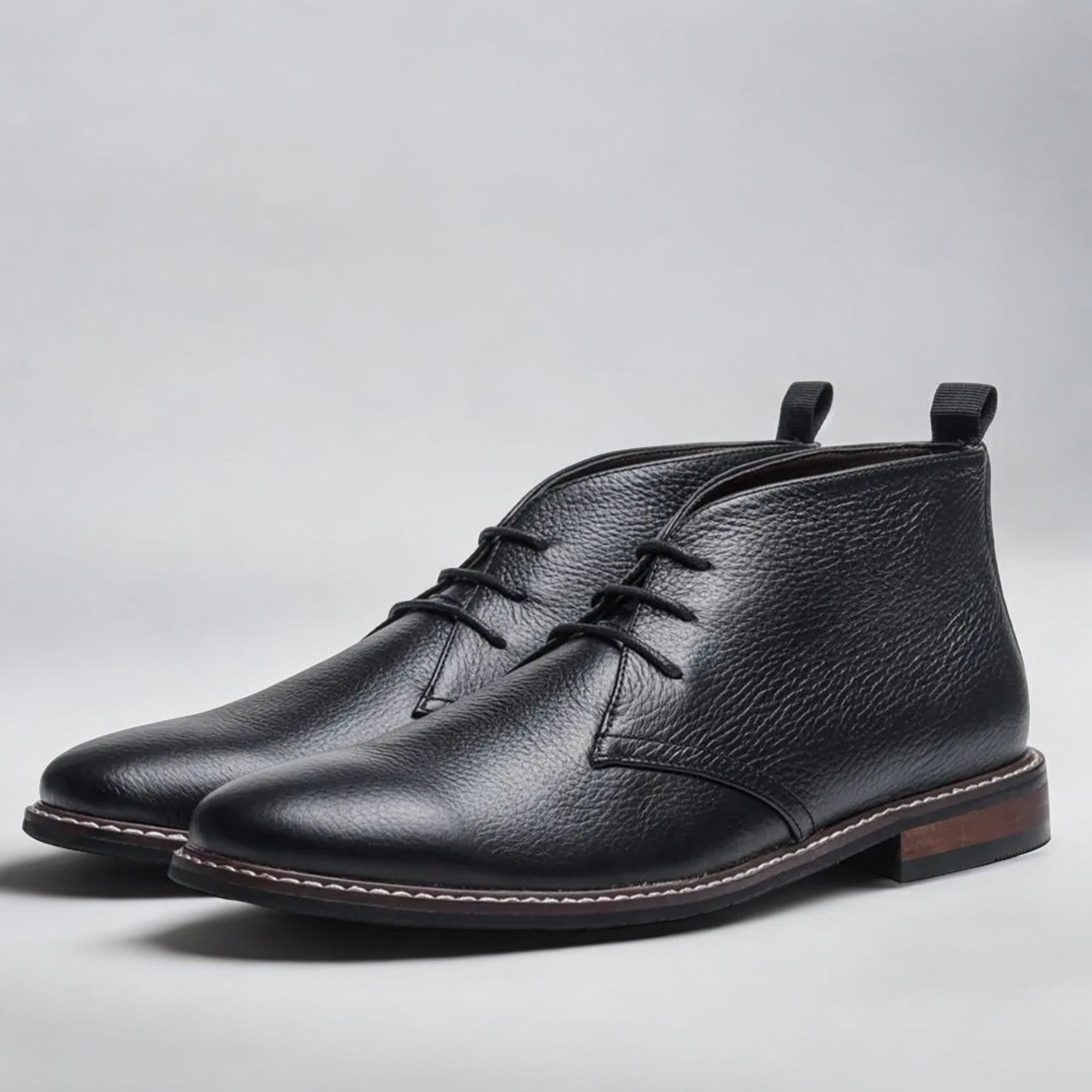 Herren Chukka Boots Echtes Leder Komfortabel Elegantes Design 1
