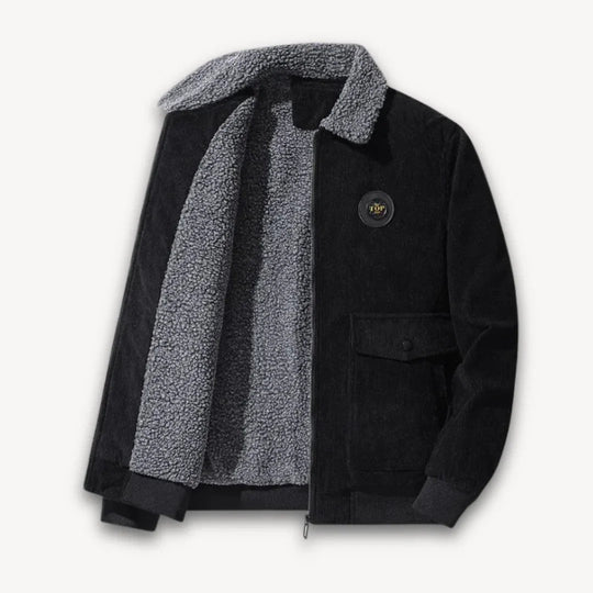 Herren Cordjacke mit Sherpa-Futter 3