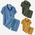 Herren Corduroy Hemd und Shorts Set Relaxed Fit 3