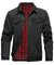 Herren Denim Jacke mit Flanellfutter und Taschen 1
