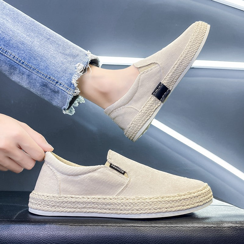 Herren Espadrilles Sportlicher Stil aus Atmungsaktivem Canvas 2