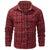 Herren Flanellhemd Karomuster Langarm Bequeme Passform 2
