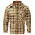 Herren Flanellhemd Karomuster Langarm Bequeme Passform 5
