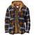 Herren Flanelljacke Mit Kapuze Winterjacke Klassisch Robust 0