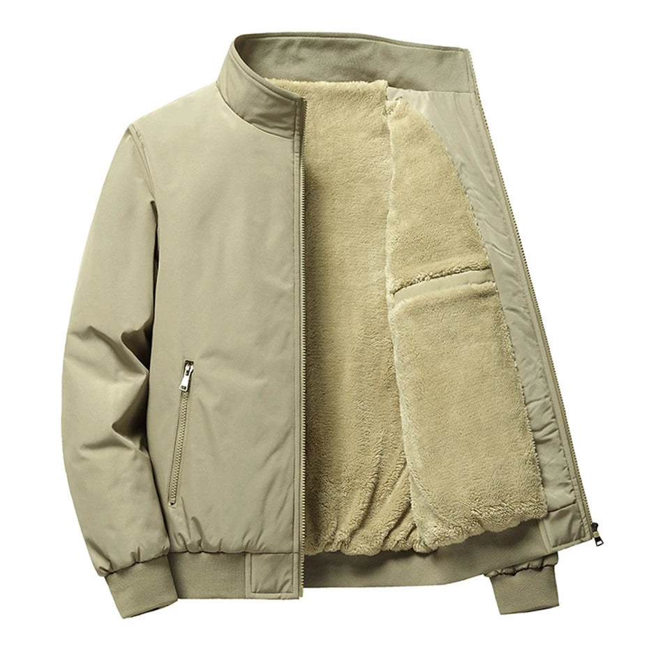 Herren Fleecejacke Dick Warm und Bequem 2
