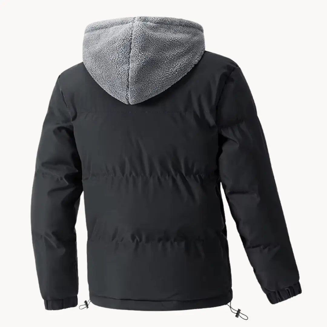 Herren Fleecejacke mit Kapuze für Outdoor-Aktivitäten 2