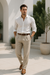 Herren Freizeithose Klassisch Gerade 1