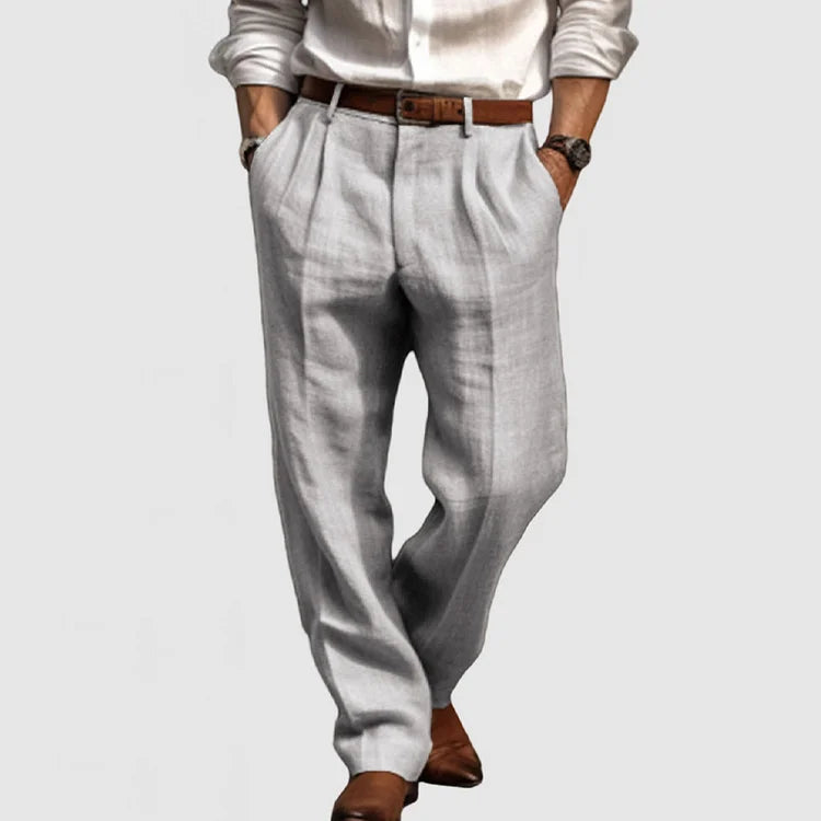 Herren Freizeithose Klassisch Gerade 7