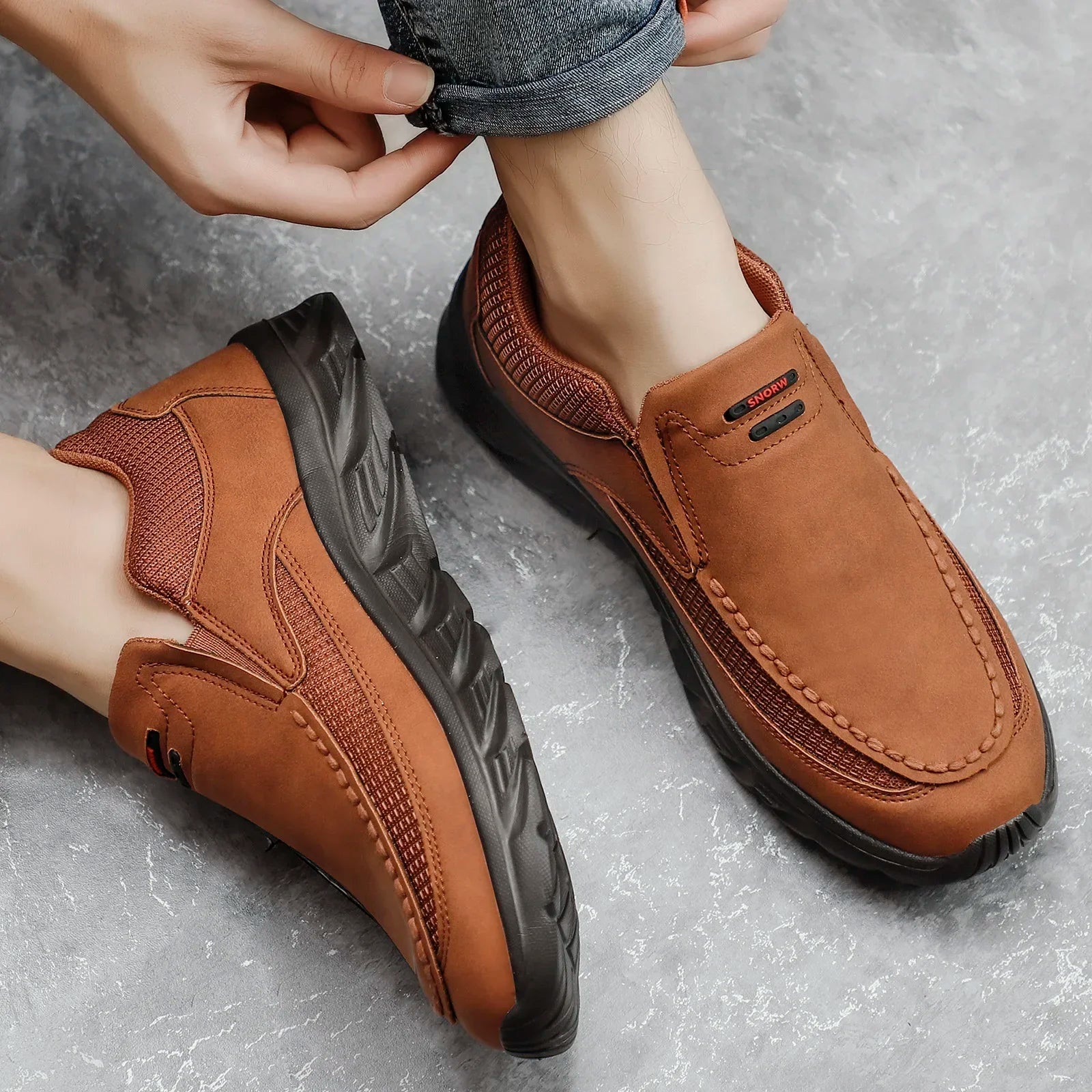 Herren Freizeitschuhe Handgefertigte Loafers 2