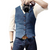 Herren Gilet Modernes Design mit V-Ausschnitt 2