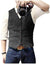 Herren Gilet Modernes Design mit V-Ausschnitt 6
