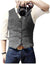 Herren Gilet Modernes Design mit V-Ausschnitt 7