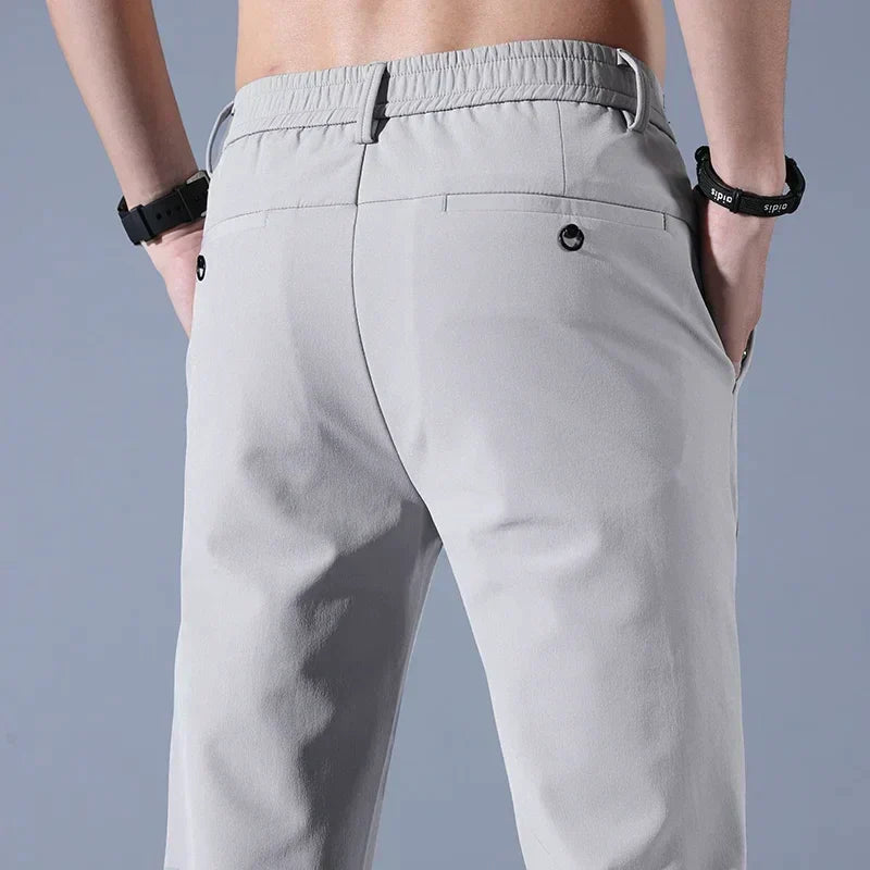 Herren Golfhose Bequeme Baumwolle Polyester Atmungsaktiv Regular Fit 1