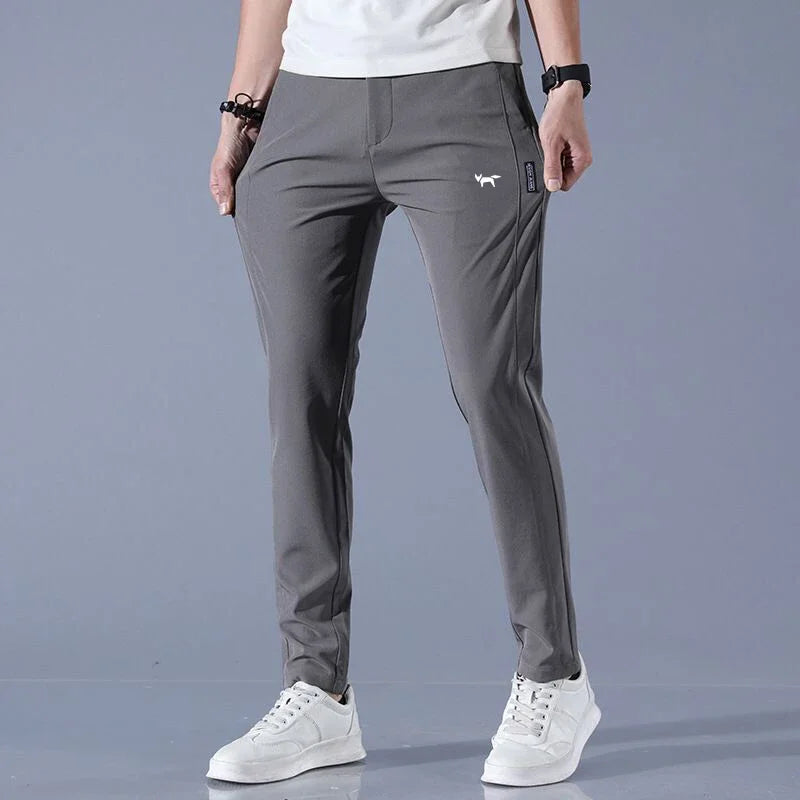 Herren Golfhose Bequeme Baumwolle Polyester Atmungsaktiv Regular Fit 4