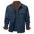 Herren Hemdjacke Dual-Ton Baumwolle 8