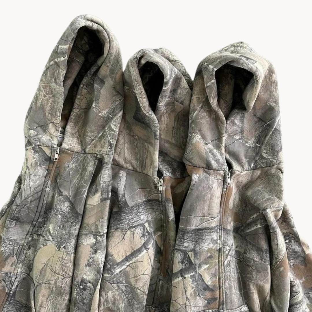 Herren Hoodie im Camouflage-Stil 2
