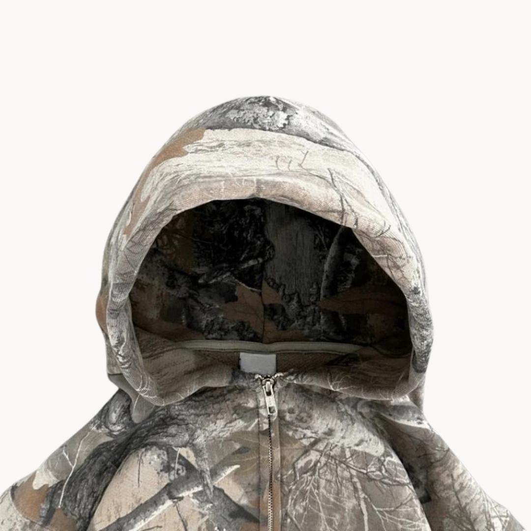 Herren Hoodie im Camouflage-Stil 3