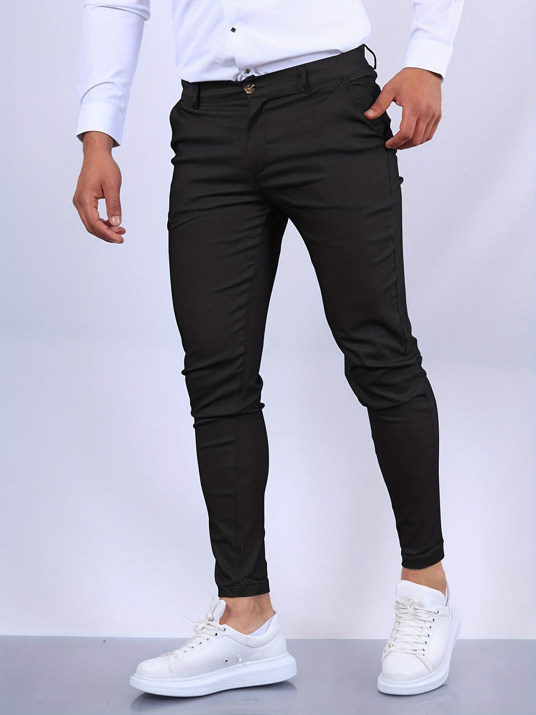 Herren Hosen Slim Fit Modernes Design Vielseitig Kombinierbar 6
