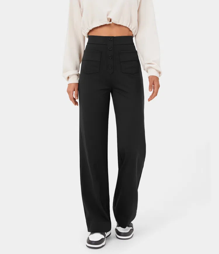 Herren Hosen mit Knopfleiste Bequem und Modern 2