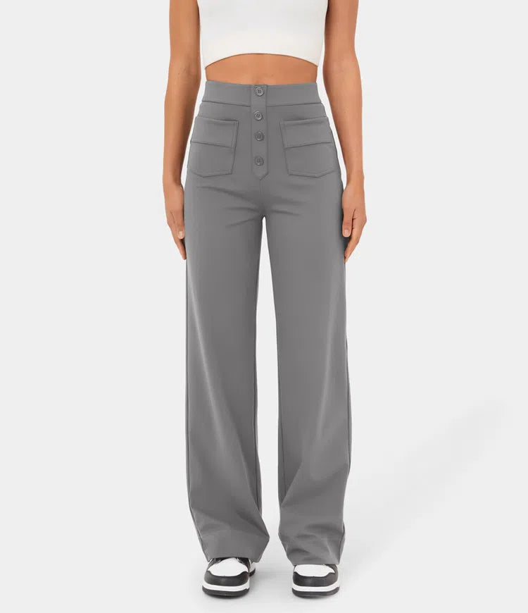 Herren Hosen mit Knopfleiste Bequem und Modern 3