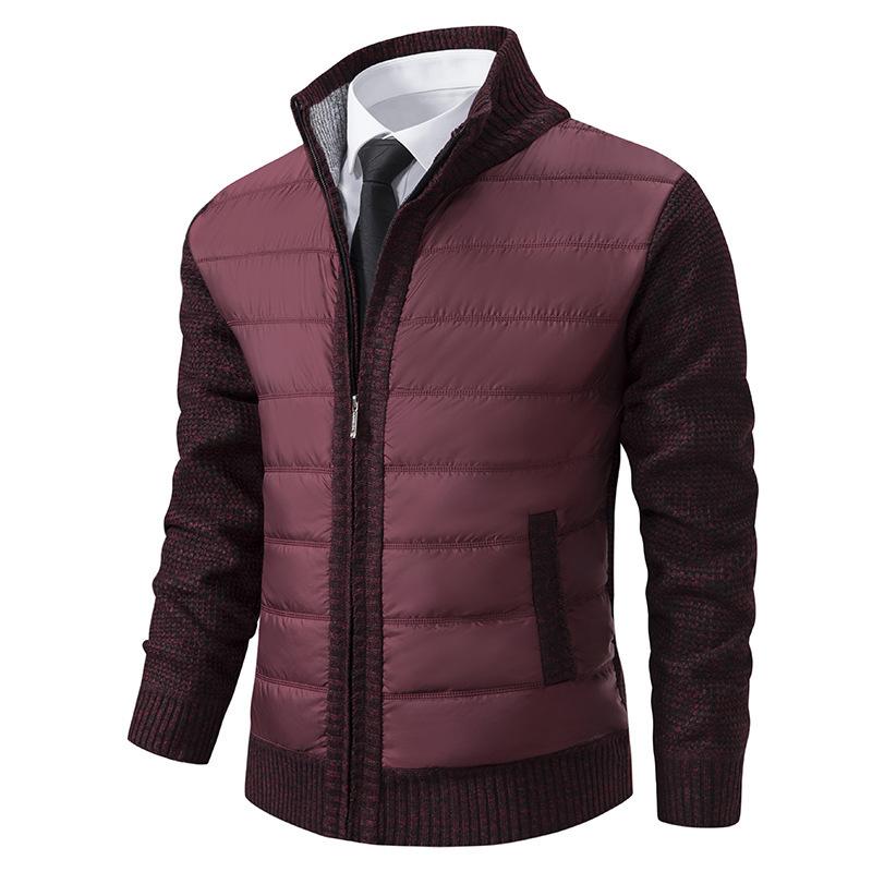 Herren Hybrid Pullover mit klassischem Kragen 1