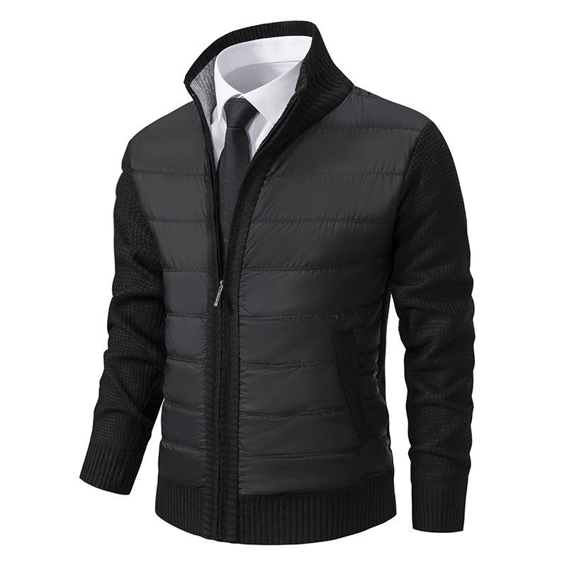 Herren Hybrid Pullover mit klassischem Kragen 2