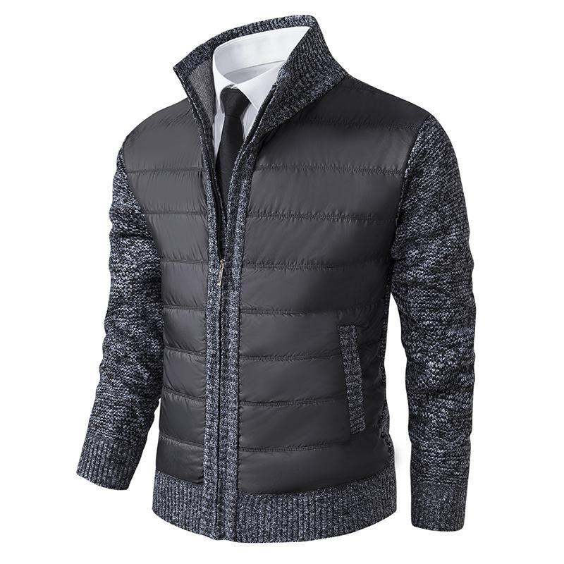 Herren Hybrid Pullover mit klassischem Kragen 3