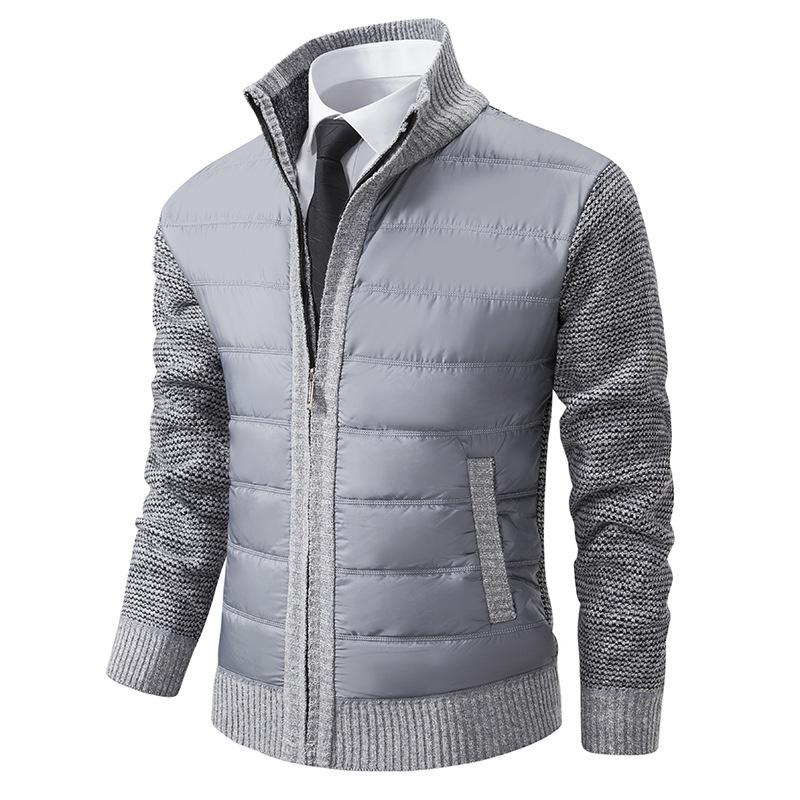 Herren Hybrid Pullover mit klassischem Kragen 4