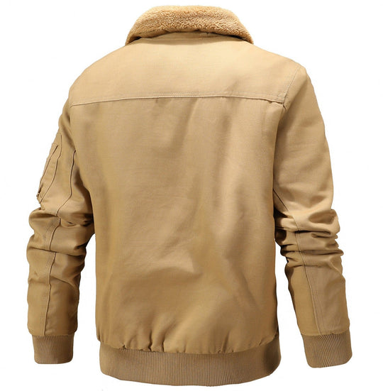 Herren Jacke Funktional mit Fleece-Futter und Taschen 5