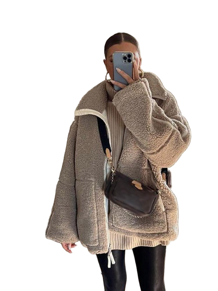 Herren Jacke Sherpa Urban Stil für Kälte und Freizeit 0