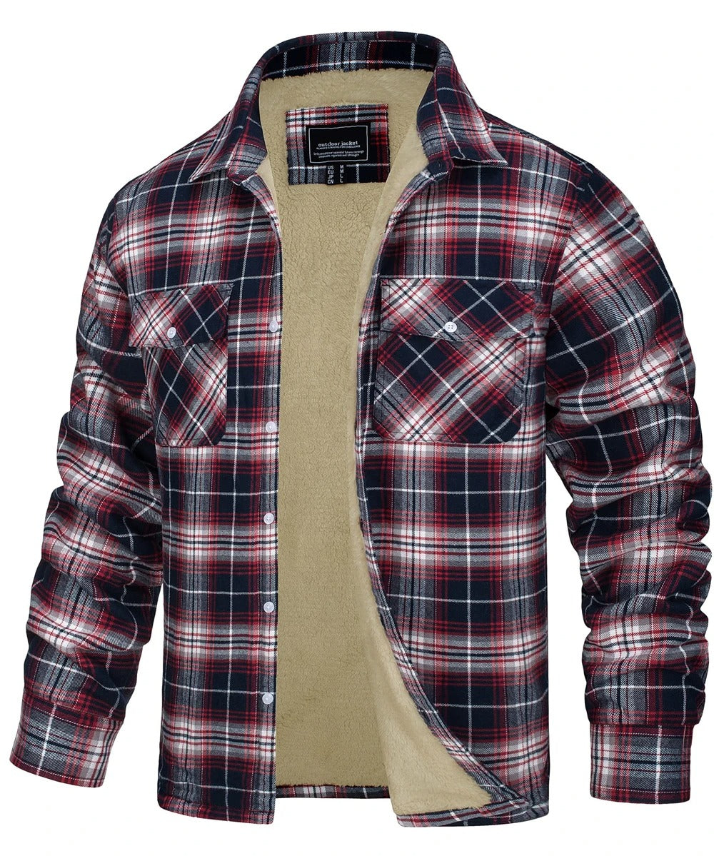 Herren Jacke im karierten Design 2