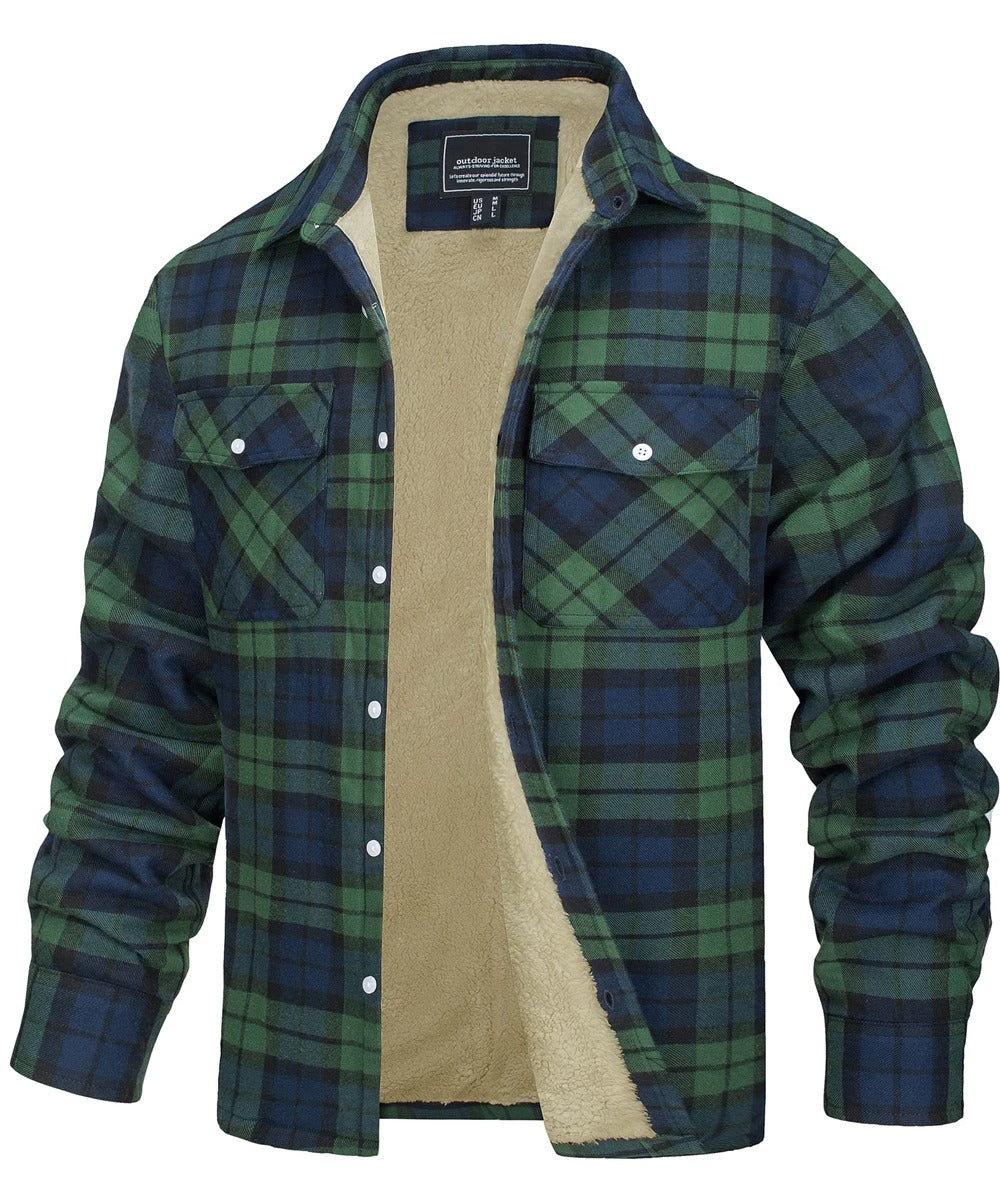 Herren Jacke im karierten Design 3