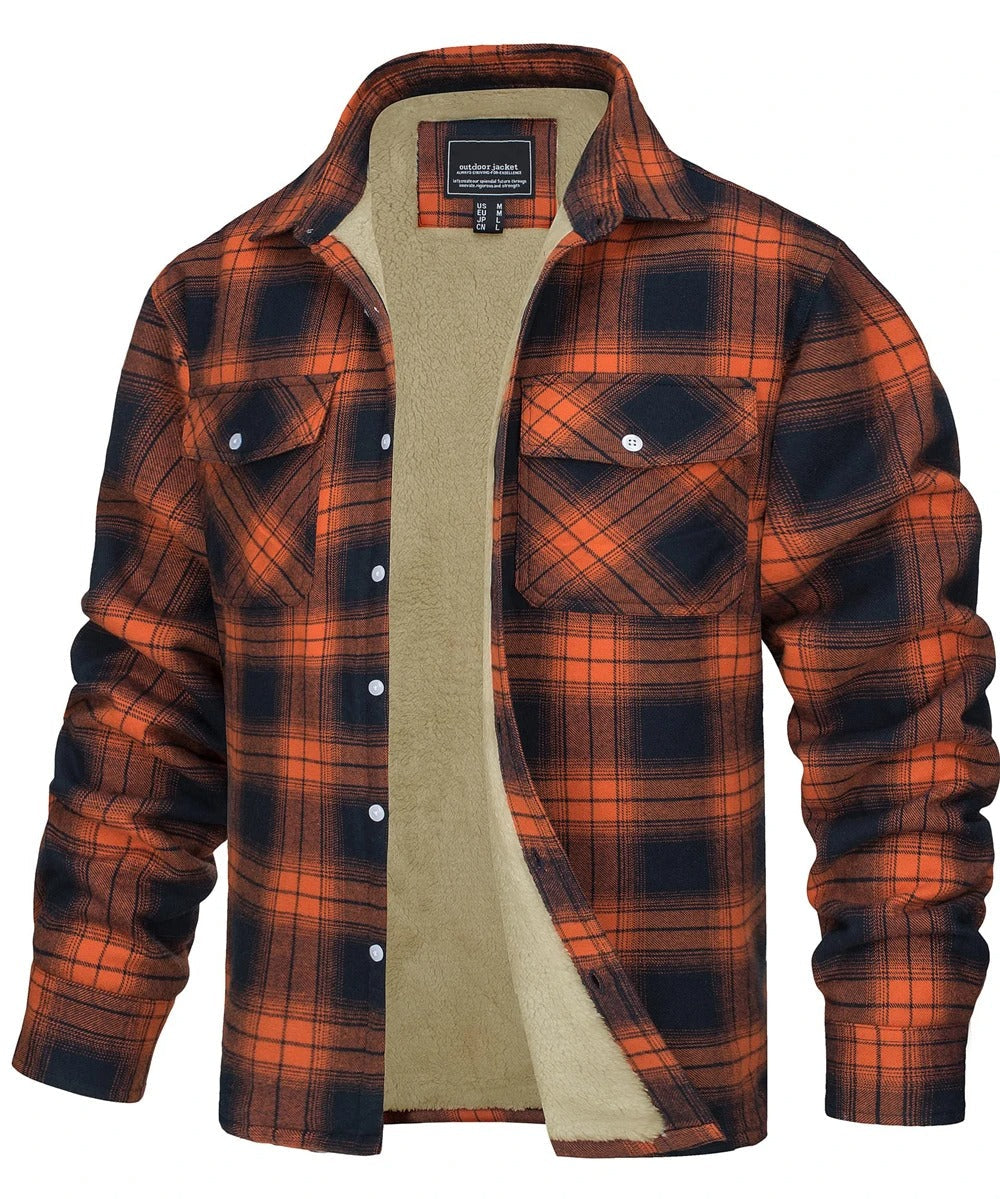 Herren Jacke im karierten Design 4