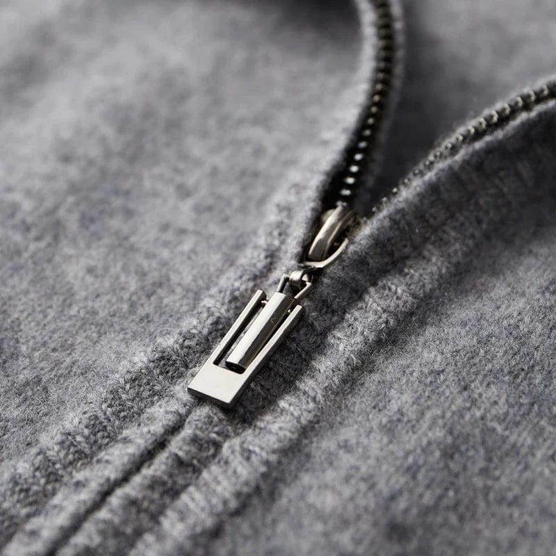 Herren Jacke mit Reißverschluss im minimalistischen Stil 5