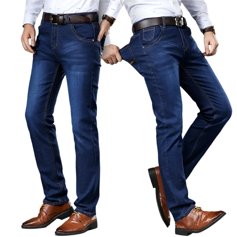 Herren Jeans 4-Wege-Stretch Baumwolle 0