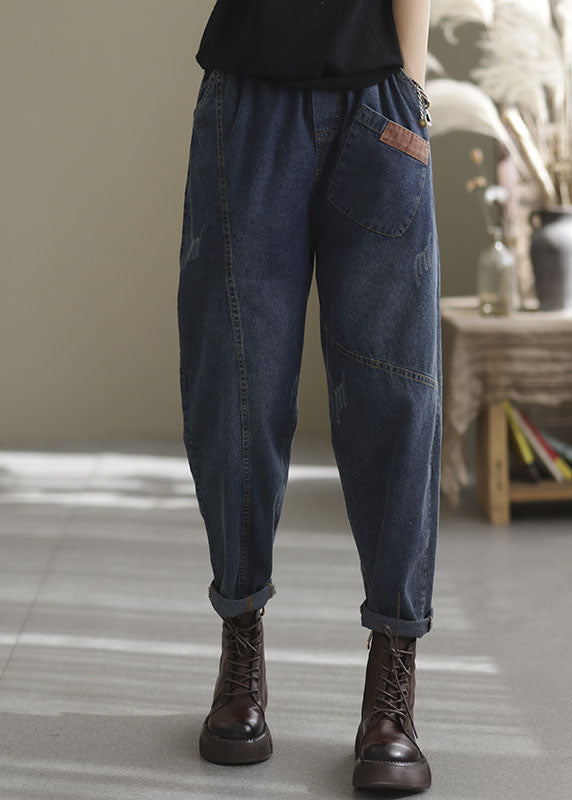 Herren Jeanshose Mit Elastischem Bund Und Praktischen Taschen, Moderner Stil 0